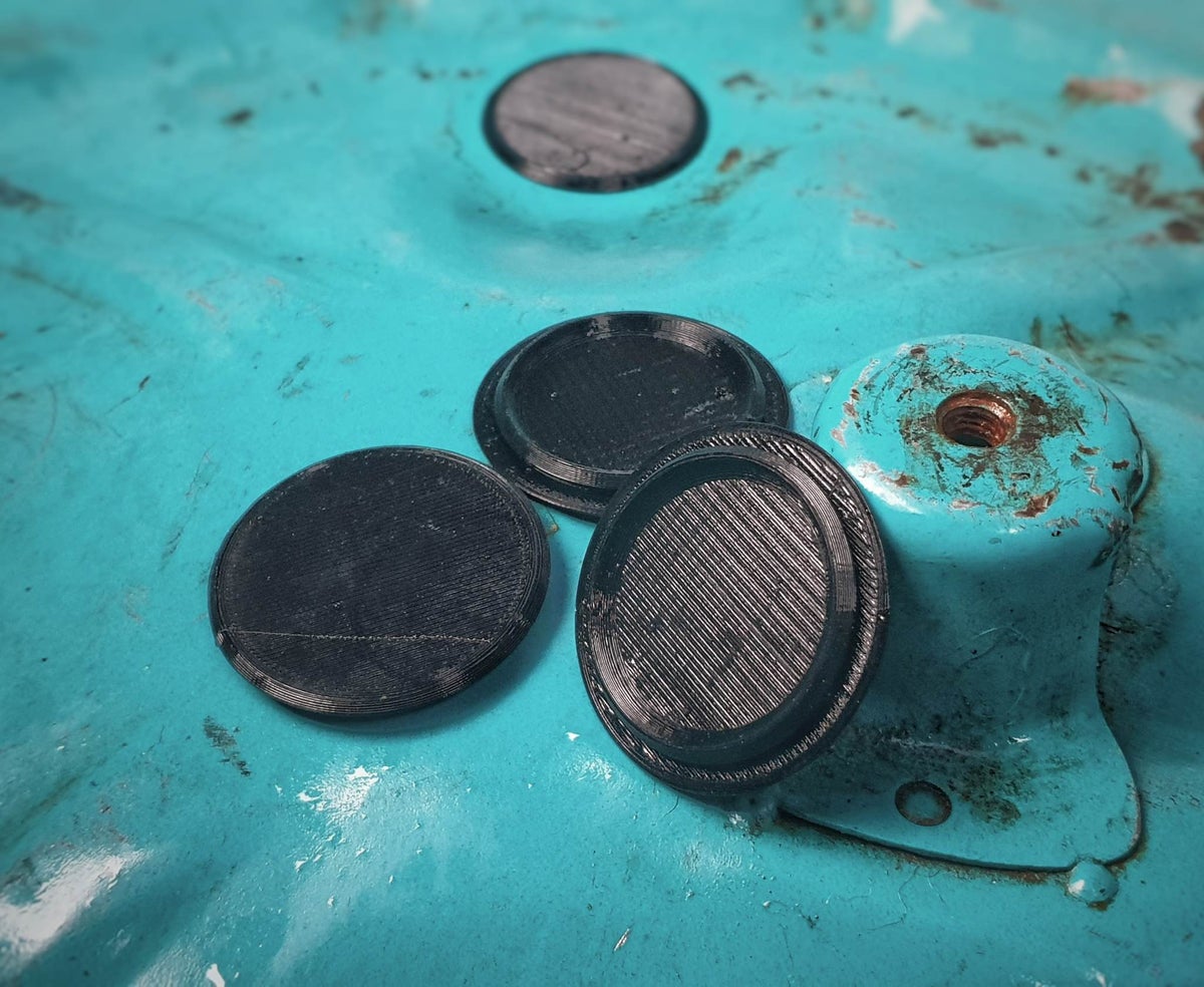 Spare Tire Well Plugs - 3 Pack